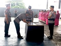 Kapolres Bitung AKBP Albert Zai, S.I.K., M.H., Pimpin Upacara Sertijab: Preventif dan Respon Cepat Kota Bitung Tetap Aman dan Kondusif